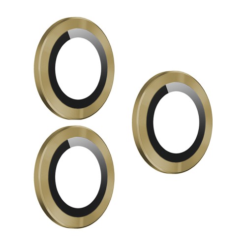 Защитное стекло BLUEO Camera Armor Lens для камеры iPhone 13 Pro | 13 Pro Max, Gold (3 шт)
