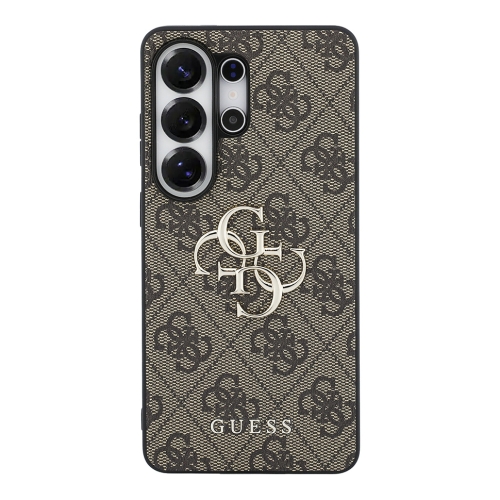 Guess для Galaxy S26 Ultra чехол PU 4G Big metal logo Hard Brown