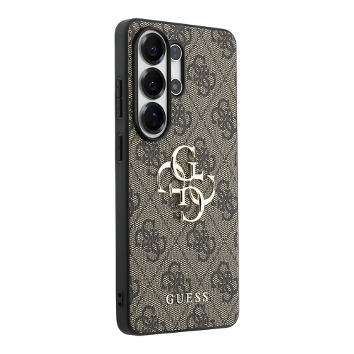 Guess для Galaxy S26 Ultra чехол PU 4G Big metal logo Hard Brown