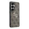 Guess для Galaxy S26 Ultra чехол PU 4G Big metal logo Hard Brown