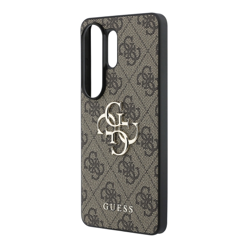 Guess для Galaxy S26 Ultra чехол PU 4G Big metal logo Hard Brown