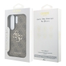 Guess для Galaxy S26 Ultra чехол PU 4G Big metal logo Hard Brown