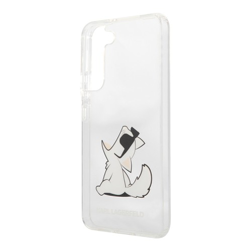 Чехол Karl Lagerfeld Choupette Fun Hard для Galaxy S22, прозрачный