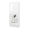 Чехол Karl Lagerfeld Choupette Fun Hard для Galaxy S22, прозрачный