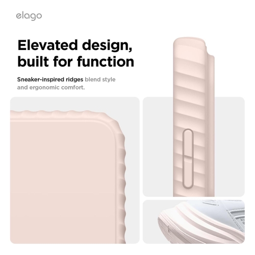 Elago для Galaxy S26 Ultra чехол Magnetic Ridge Silicone Lovely Pink (MagSafe)