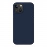 Силиконовый чехол Uniq LINO для iPhone 14, синий