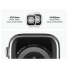 Чехол Elago DUO case для Apple Watch 45/44 мм, прозрачный/белый