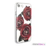 Чехол Guess Flower desire Transparent Hard для iPhone 7/8/SE 2020, Red Roses
