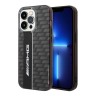 Чехол AMG Double layer Carbon pattern для iPhone 14 Pro Max, черный