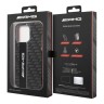 Чехол AMG Double layer Carbon pattern для iPhone 14 Pro Max, черный