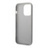 Чехол Lagerfeld Monogram Iridescent Hard для iPhone 14 Pro, серебристый