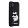 Чехол Lagerfeld 3D Rubber NFT Choupette Hard для iPhone 11/XR, черный