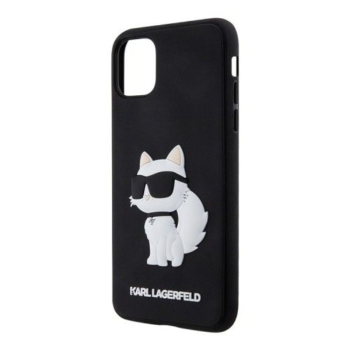 Karl Lagerfeld 3D Rubber NFT Choupette Hard чехол для iPhone 11/XR, черный