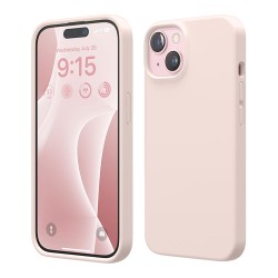 Elago для iPhone 15 чехол Soft silicone (Liquid) Lovely Pink