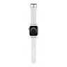 Karl Lagerfeld для Apple Watch 45/44/42 mm ремешок 3D Rubber NFT Karl & Choupette heads White