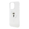 Lagerfeld для iPhone 15 Pro чехол PC/TPU NFT Karl Ikonik Hard Transparent (MagSafe)