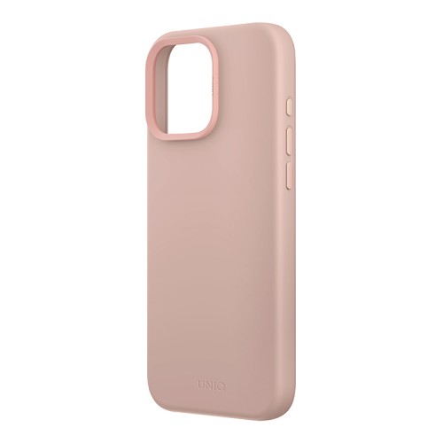 Uniq для iPhone 16 Pro Max чехол силиконовый LINO Pink (Magsafe)
