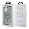 Karl Lagerfeld для iPhone 16 Pro Max чехол PC/TPU NFT Choupette Black (MagSafe)