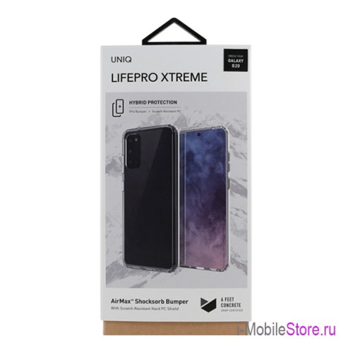 Чехол Uniq Lifepro Xtreme для Galaxy S20, прозрачный