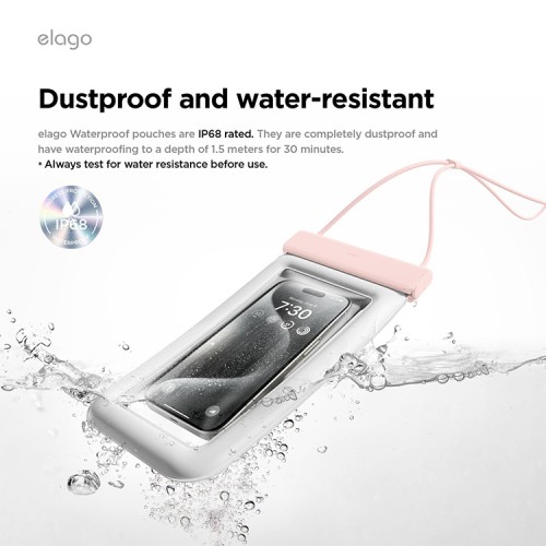 Elago для смартфонов чехол водонепроницаемый Waterproof Phone Pouch Lovely Pink