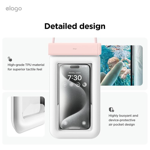 Elago для смартфонов чехол водонепроницаемый Waterproof Phone Pouch Lovely Pink