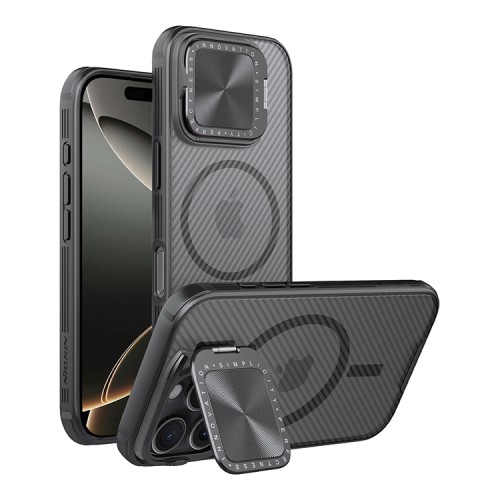 Nillkin для iPhone 16 Pro чехол CamShield ProP Magnetic Transparent black