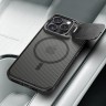 Nillkin для iPhone 16 Pro чехол CamShield ProP Magnetic Transparent black