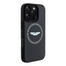 Aston Martin для iPhone 16 Pro чехол Real Carbon Counter Design Hard Black (MagSafe)