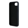 Karl Lagerfeld для iPhone 16e чехол Liquid silicone Signature Metal logo Hard Black