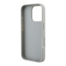 Karl Lagerfeld для iPhone 16 Pro Max чехол Cardslot PU Grained leather Leopard pocket Hard Grey