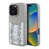 Karl Lagerfeld для iPhone 16 Pro Max чехол Cardslot PU Grained leather Leopard pocket Hard Grey