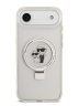 Karl Lagerfeld для iPhone Air чехол IML + Ring stand NFT Karl & Choupette прозрачный (MagSafe)