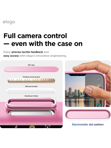 Elago для iPhone 17 Pro чехол Magnetic Silicone Hot Pink (MagSafe)