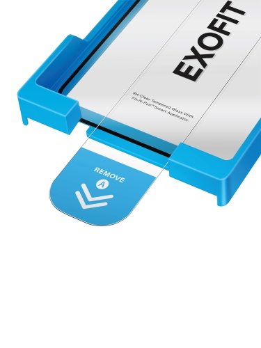 Uniq стекло для iPhone Air OPTIX EXOFit Vivid Anti-Dust Filter Black (+PRO applicator)