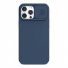 Чехол Nillkin CamShield Silky Silicone для iPhone 13 Pro, синий