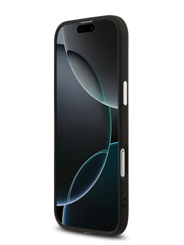 Karl Lagerfeld для iPhone Air чехол PU NFT Karl & Choup heads Metal pin & Cam Hard Black (MagSafe)