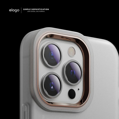 Чехол Elago GLIDE для iPhone 13 Pro, прозрачный/розовое золото