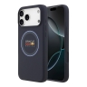 Red Bull для iPhone 17 Pro Max чехол Liquid Silicone with Ring Hard Navy/Blue (MagSafe)
