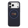 Red Bull для iPhone 17 Pro Max чехол Liquid Silicone with Ring Hard Navy/Blue (MagSafe)