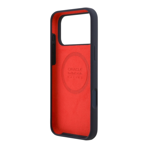 Red Bull для iPhone 17 Pro Max чехол Liquid Silicone with Ring Hard Navy/Blue (MagSafe)