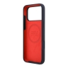 Red Bull для iPhone 17 Pro Max чехол Liquid Silicone with Ring Hard Navy/Blue (MagSafe)