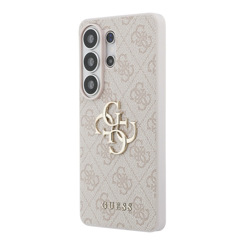 Guess для Galaxy S26 Ultra чехол PU 4G Big metal logo Hard Pink