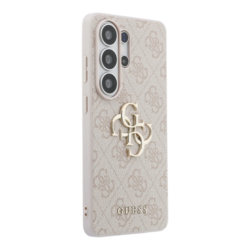 Guess для Galaxy S26 Ultra чехол PU 4G Big metal logo Hard Pink