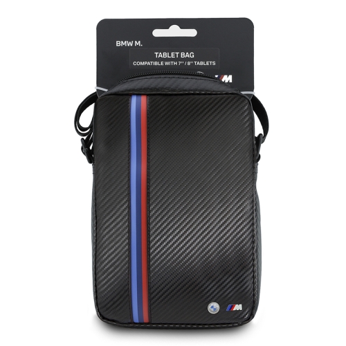 BMW для планшетов 8'' сумка M-Collection Bag PU Carbon Tricolor Double logo Black
