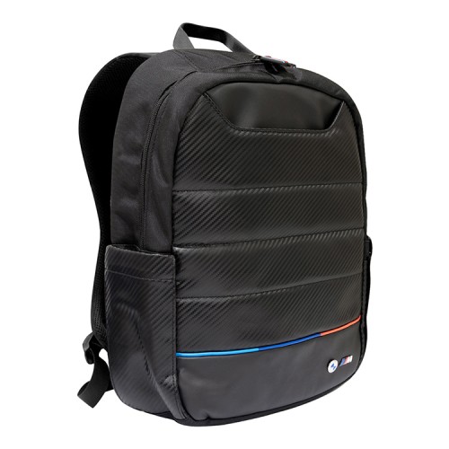 Рюкзак BMW Computer Backpack with pockets Tricolor line для ноутбука 15", черный