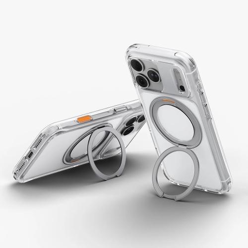 Uniq для iPhone 18 Pro Max/17 Pro Max чехол Swivix with 360-Rotating stand Lucent Clear (Magsafe)