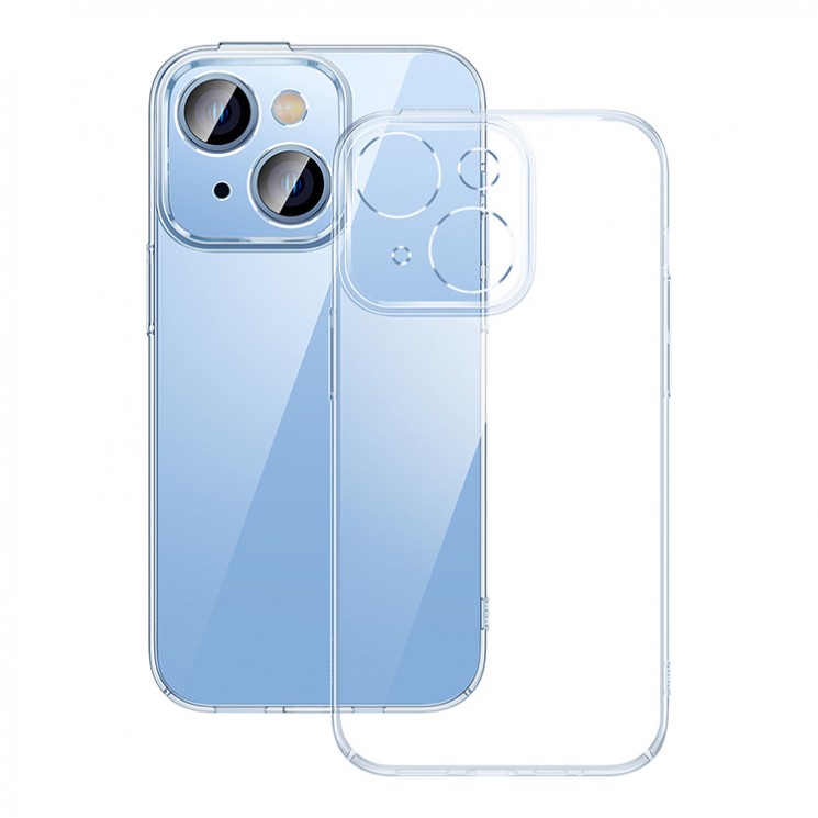 Чехол Baseus Crystal Ultra-Thin PC case +Tempered glass для iPhone 14 Plus, прозрачный