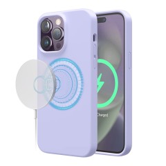 Чехол Elago MagSafe Soft Silicone для iPhone 14 Pro, фиолетовый