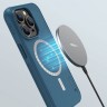 Чехол Nillkin Frosted Shield Pro Magnetic для iPhone 14 Pro Max, синий (magsafe)