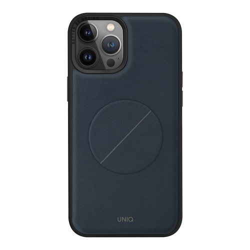 Чехол подставка Uniq NOVO with magnetic grip для iPhone 14 Pro Max, синий